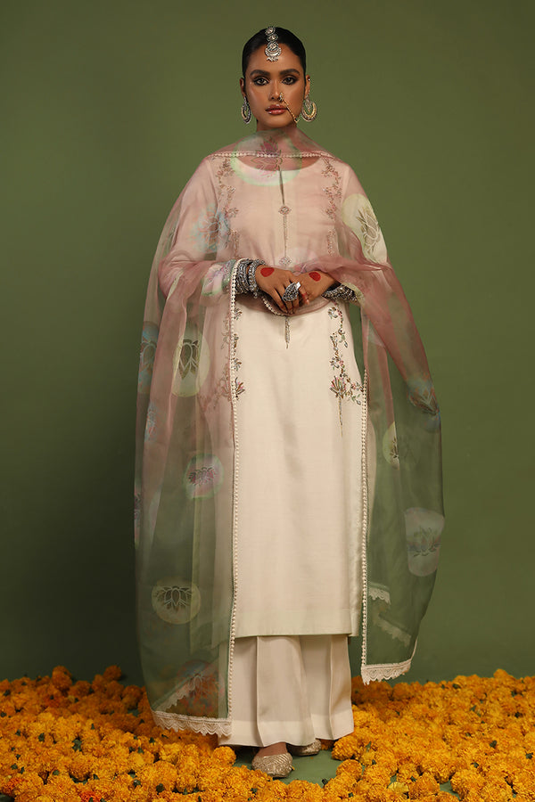 Kanwal - Digital Printed Organza Dupatta