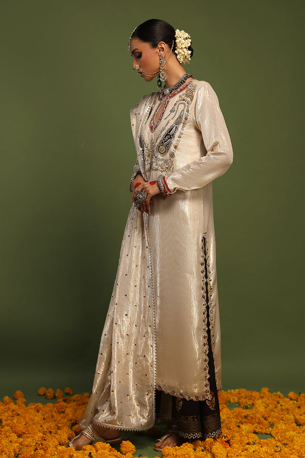 Khirad - Formal Chan Work Shimmer Chiffon Dupatta
