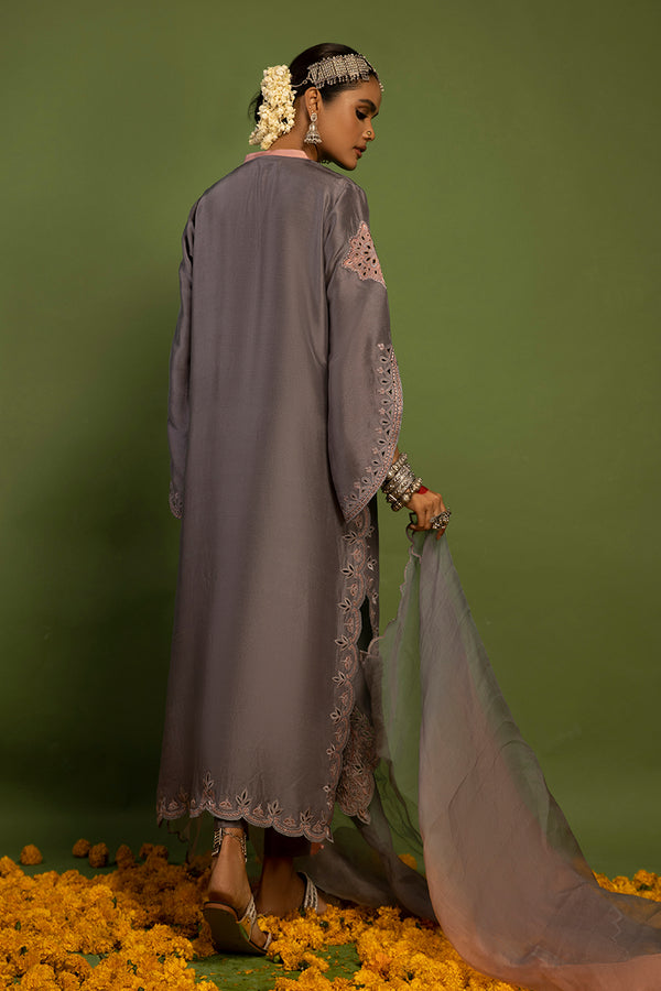Suroor - Pure Organza Scallop Detailing Dupatta