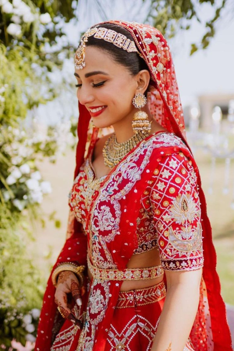 Ushna Shah Bridal 1 – Wardha Saleem